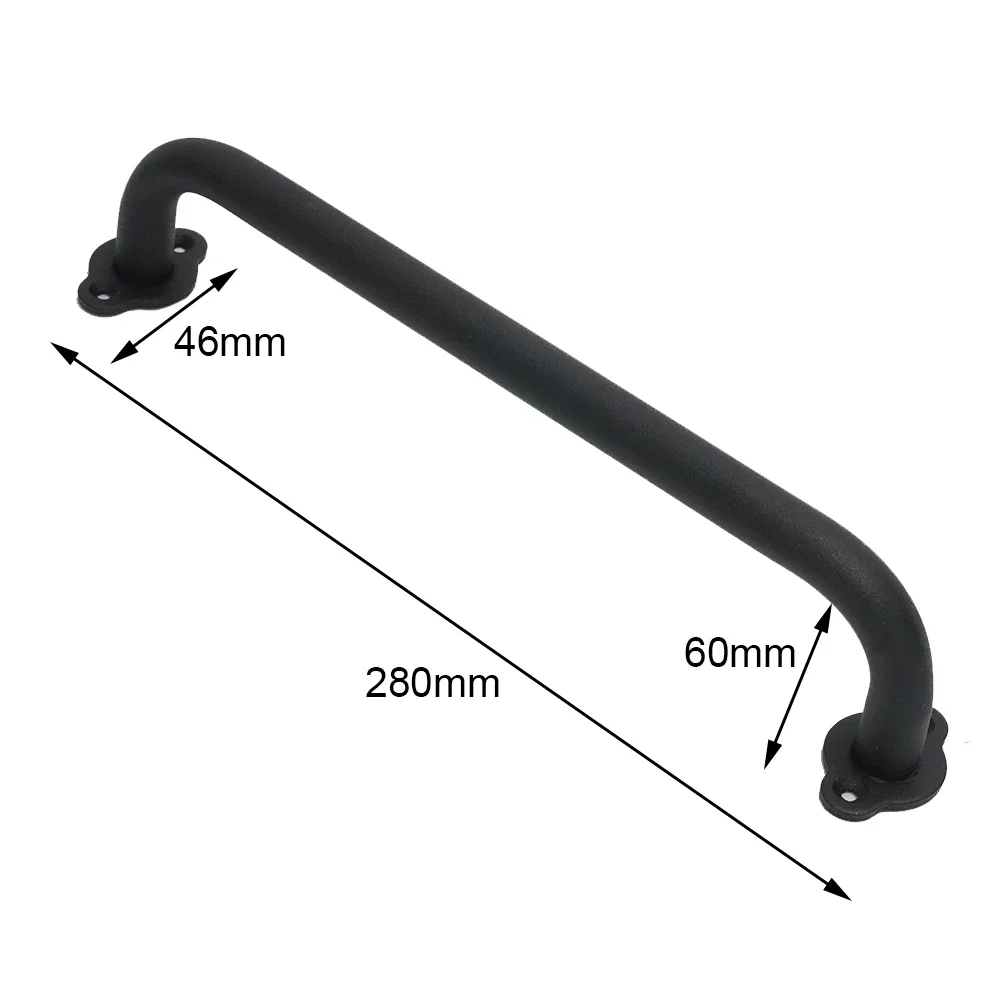 

Ручка для раздвижной двери сарая, черная ручка для шкафа, мебельная фурнитура, кухонные дверные ручки, ручки для шкафа из углеродистой стали, ручки для ящиков шкафа