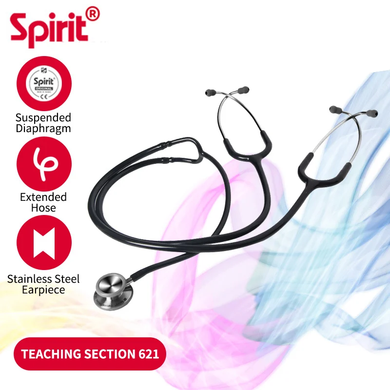 

Spirit Stethoscope for Doctors and Medical Students for Teaching Stethoscope Universal Double-sided Extended Stethoscope