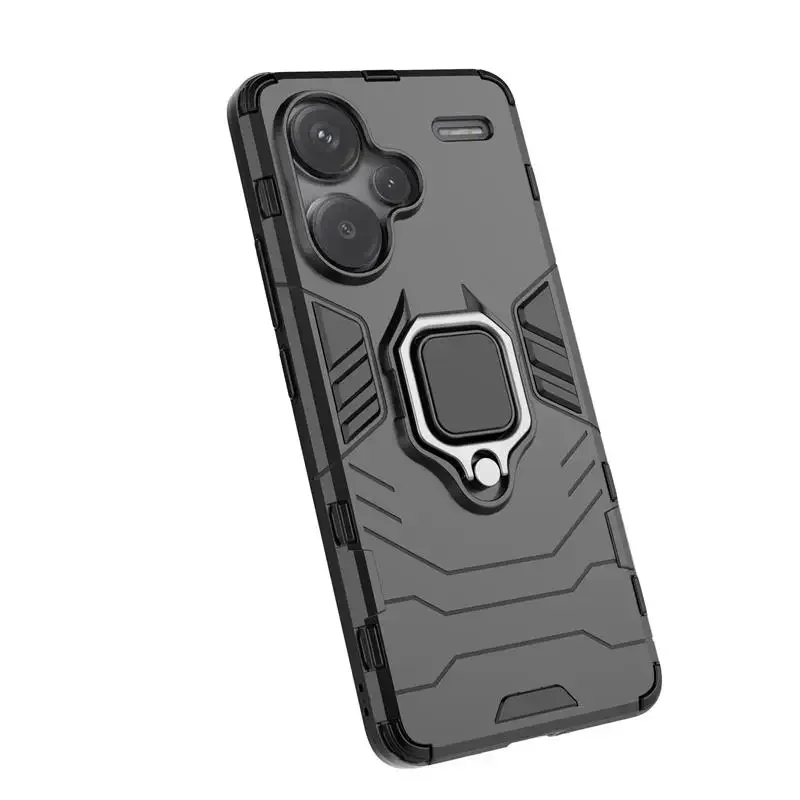 For Xiaomi Redmi Note 13 Pro 5G Case Shockproof Armor Magnetic Kickstand Ring Phoen Case For Redmi Note 13 Pro + Plus Back Cover