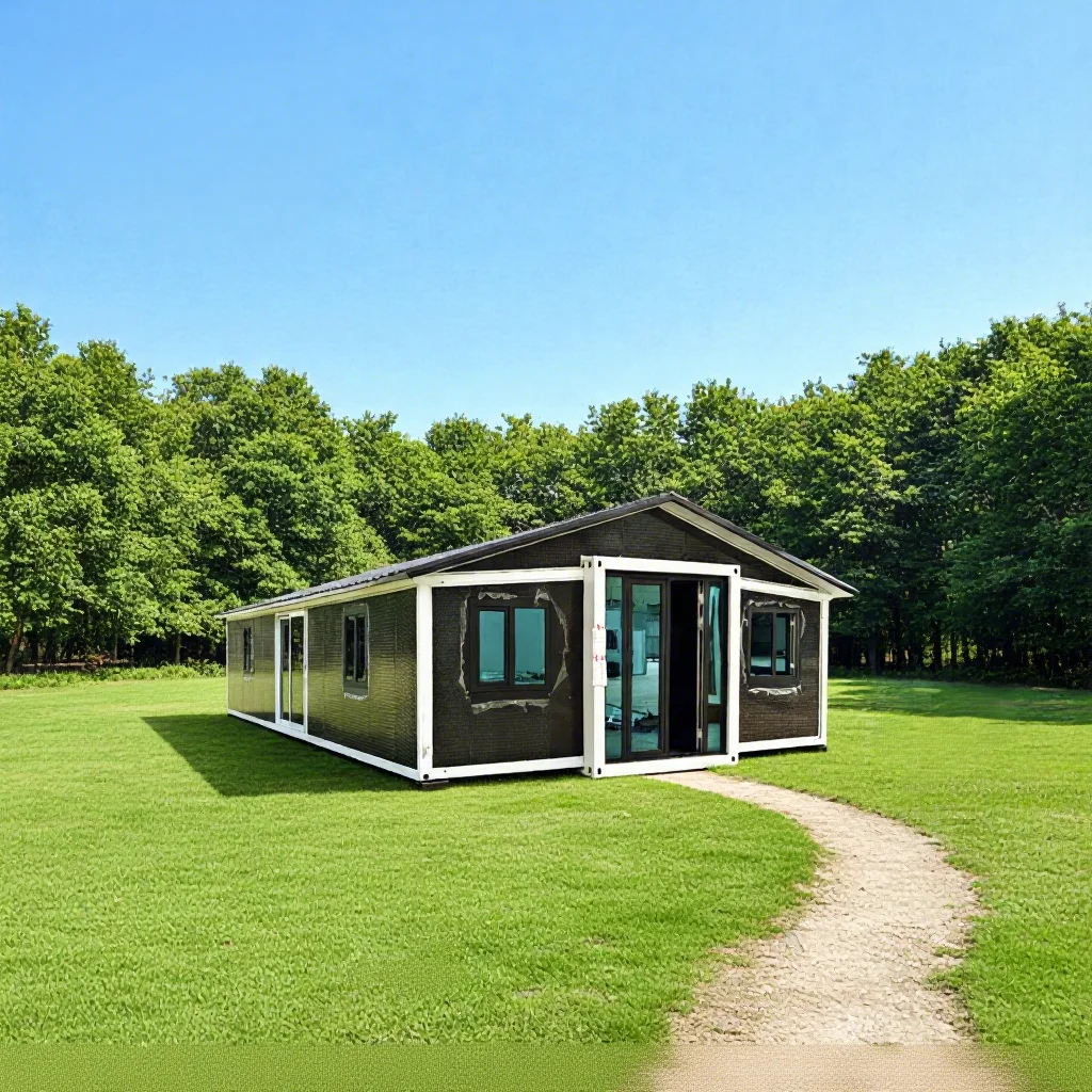 Anticorrosion Expandable Prefab Container House Sandwich Panel Roof Galvanized Steel Structure Environmental Protection Hotel