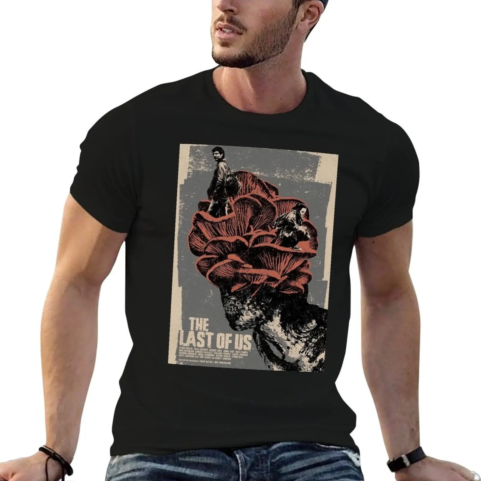

The last of us T-Shirt oversizeds vintage anime shirt anime t shirts shirts men