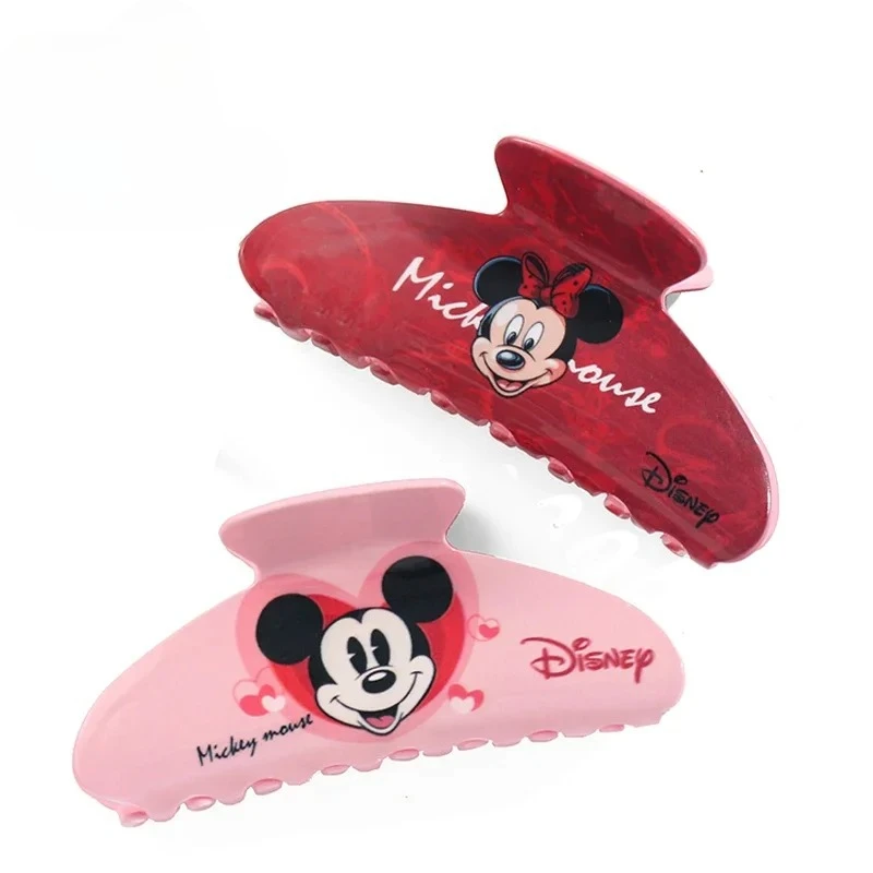 

Disney Mickey Minnie Mouse Hair Claws Hairpin Cute Anime Figure Ins Shark Hairs Clip Headwear Accessories Women Girl Gift
