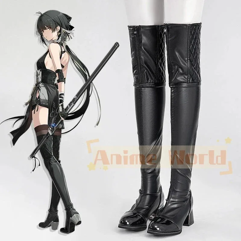 

NewGame Wuthering Waves, женская обувь Rover, ботинки для косплея, карнавальные ботинки на Хэллоуин, индивидуальный заказ2025