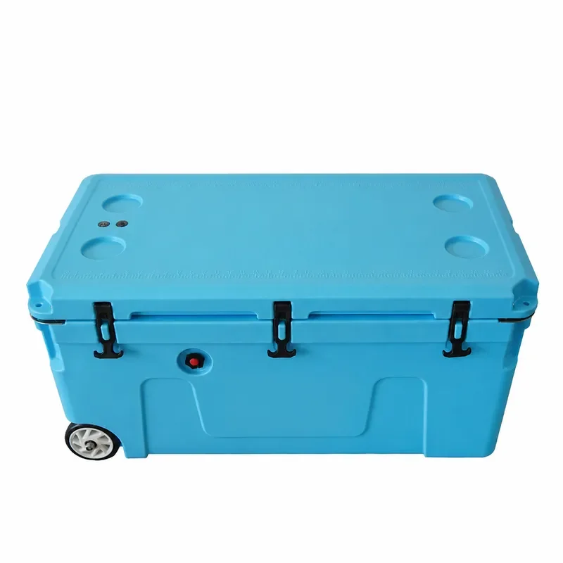 120L Sea Fishing Incubator Multi Functional Fishing Box Outdoor Live Bait Bucket Commercial Stall Transportation Fresh