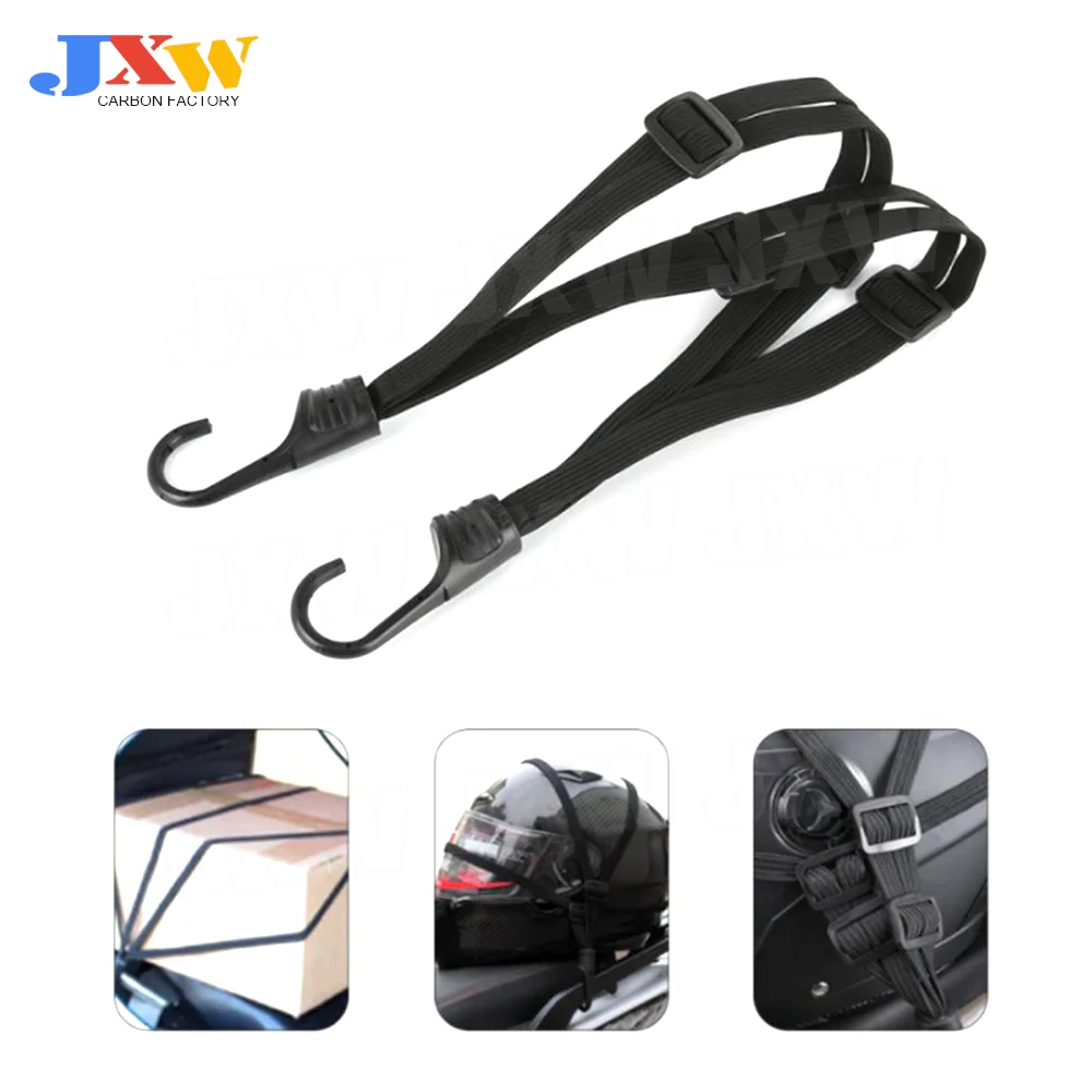 

Motorcycle Luggage Strap Moto Helmet Gears Fixed Elastic Buckle Rope High Strength Retractable Universal Protective Net