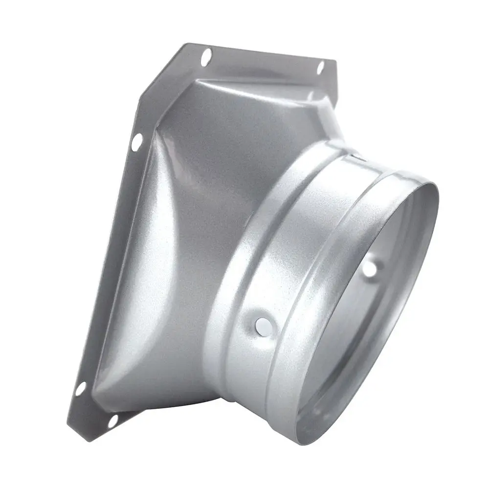 New Metal Pipe Air Vent Connector Round 4-10inch Tube Air Ventilation Joint Hose Connector Fresh Air System