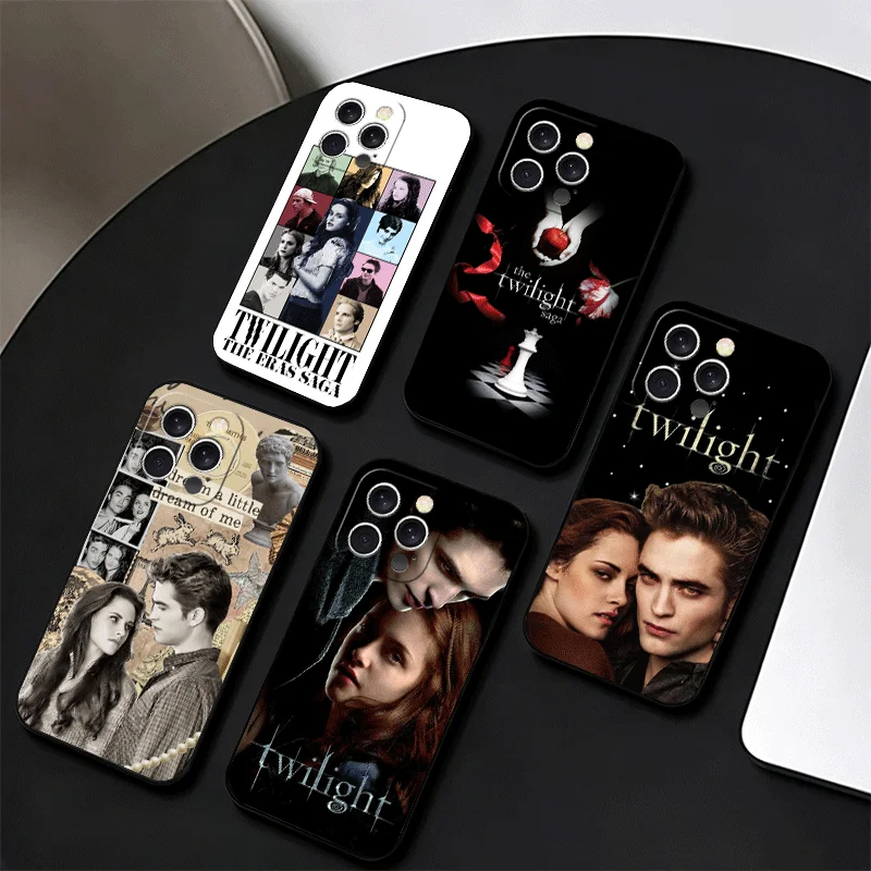 Funda para Teléfono con Diseño de la Saga Crepúsculo Edward, para iPhone 17 Air, 16, 15 Plus, 11, 14 Pro Max, 17E, 16E, 13, 12, 7, XS, X, 8, SE, Personalizada