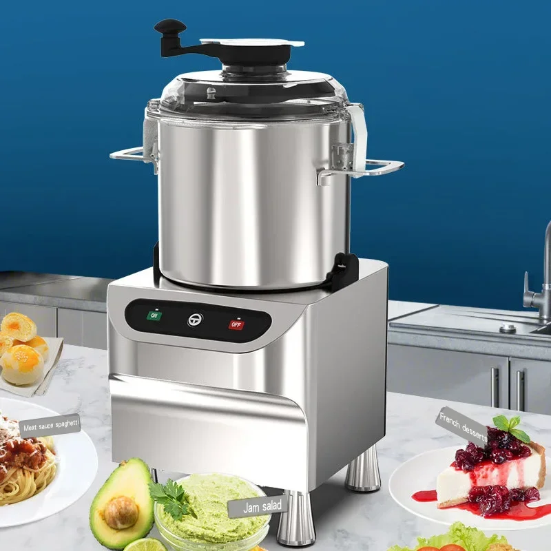 Hachoir électrique haute puissance en acier inoxydable, machine de remplissage de légumes, pot de sinusite, hachoir à viande et à légumes, 5L, 8L