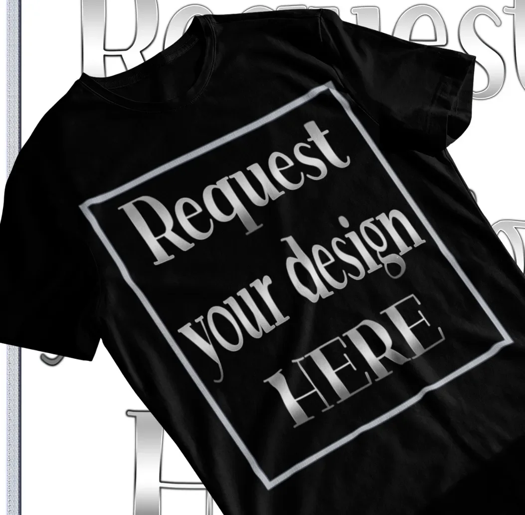 

Personalised T-Shirt Custom Printed Shirt Logo Text Printed Design Unisex Tee