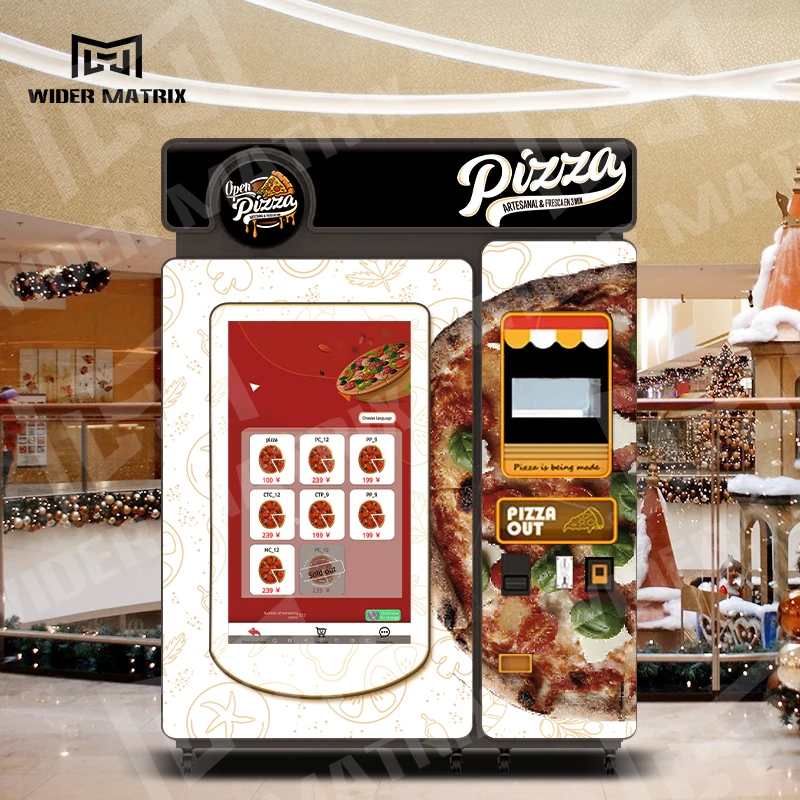 Picture 6: Customized Smart Touch Screen Pizza Vending Machine Commercial Fully Automatic Outdoor Hot Fresh Fast Food Self Service
