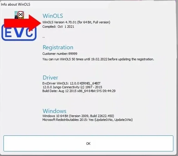 أحدث برنامج Winols 4.7 لعام 2025 + ملفات Damos لعام 2021 + ECM TITANUM 26100 + أداة إصلاح Immo V1.2 + دليل فيديو التثبيت
