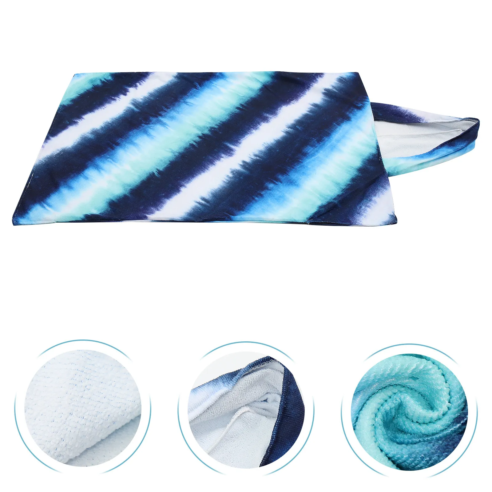 

Foldable Quick Drying Beach Towel Microfiber Lightweight Compact Towel for Adults Beach Pool Gym Yoga Hiking Camping Travel Bag