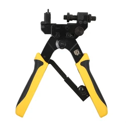 Coaxial Cable Crimping Tool F/BNC/RCA Connectors Self-adjusting Tool Hardness Professional Connector Crimping Tool for RG59 RG6