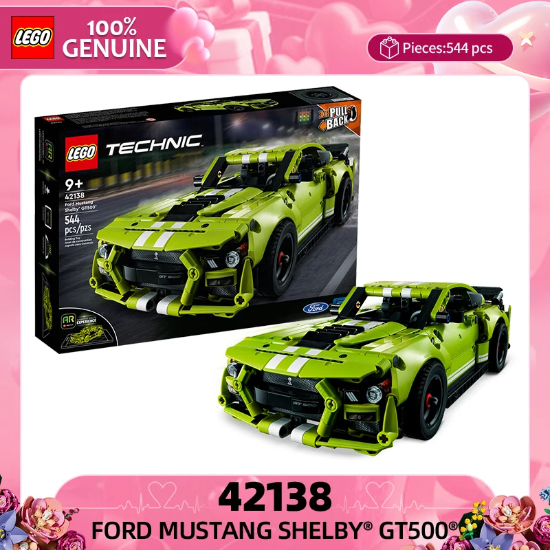 

Lego building block mechanical group 42138 Ford Mustang children's puzzle puzzle puzzle puzzle building toy Valentine's Day gift