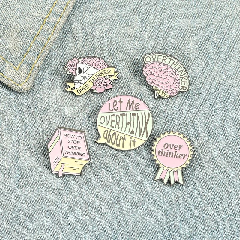 Skeleton Book Brain Shape Pins Brooches Badges Hard enamel pins Backpack Bag Hat Leather Jackets Fashion Accessory Super Whi