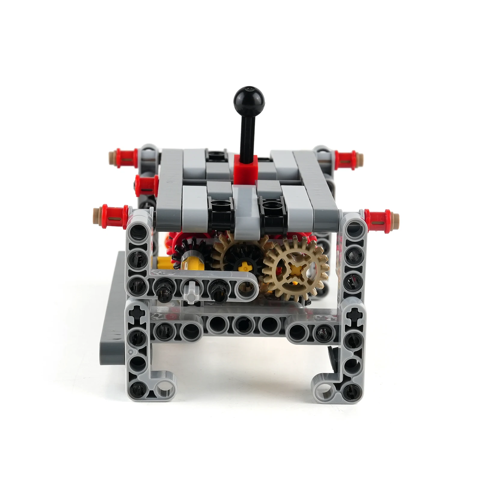 MOC 6-speed Gearbox Differential Gears Technology Building Blocks Parts Transmission Assembly Compatible Motor DIY Bricks Toys