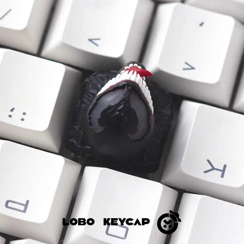 Keycap Lobo Venom, keycap artí - Resin Art Decoration Items avaliação e preço