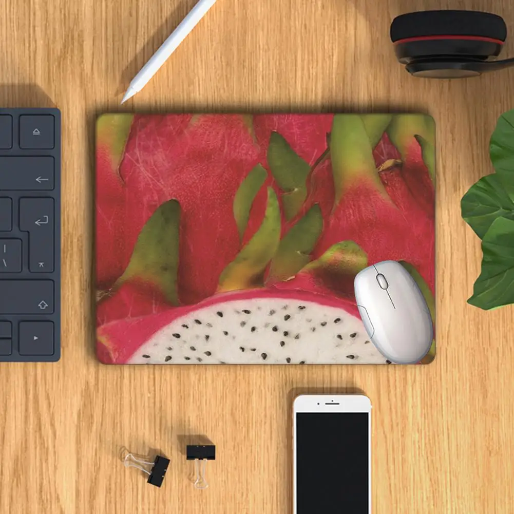 หมอนเมาส์ Reusable โต๊ะ Mouse Pad ผักผลไม้รูปแบบสนับสนุนข้อมือเมาส์รองเมาส์