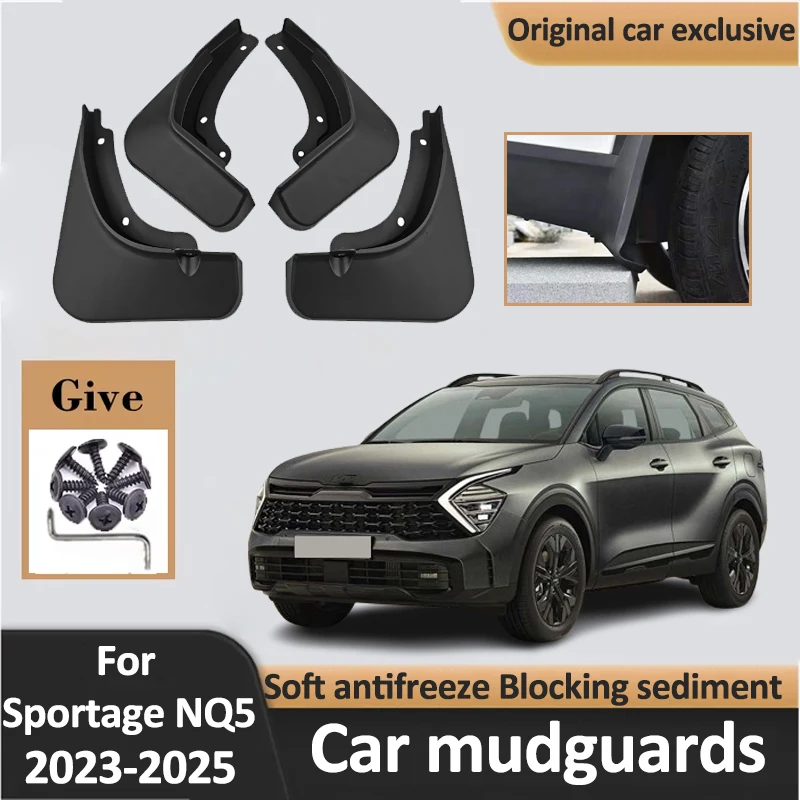 

Mudguard Mud Flaps For Kia Sportage 5 NQ5 LWB 2023 2024 Mudflaps Front Rear Wheel Fender Splash Guards Mudguards Car Accessories