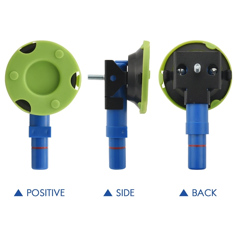 Ventosa resistente da bomba de mão do copo de vácuo côncavo de 3 polegadas 75Mm com parafuso prisioneiro rosqueado M6