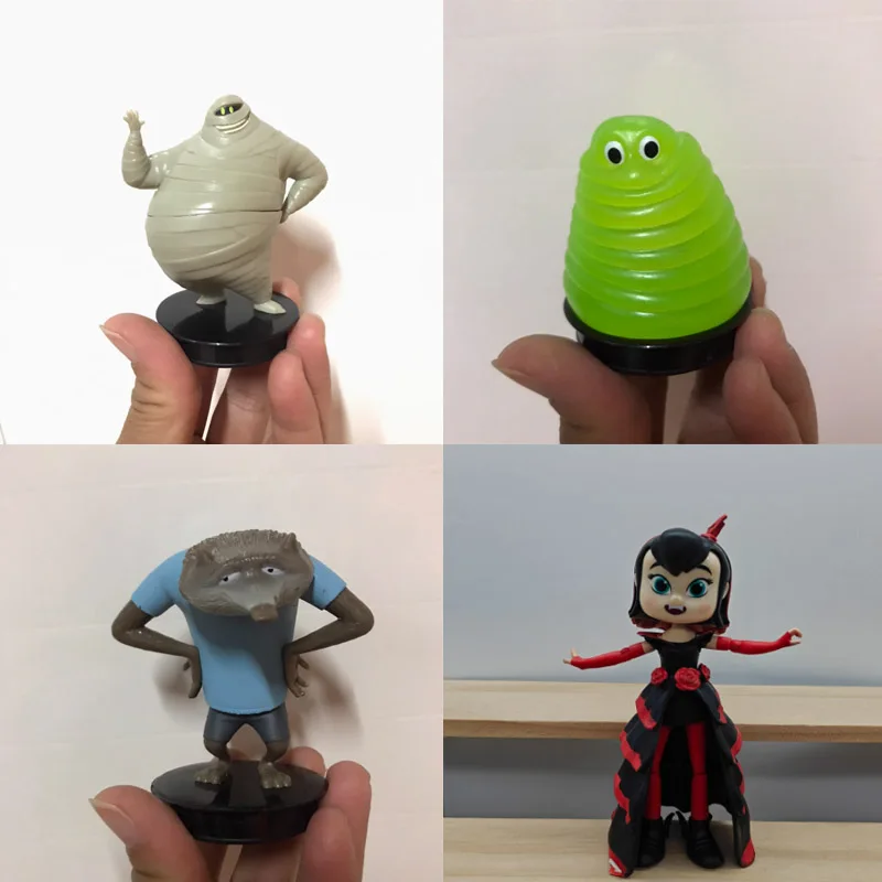 Figuras de Acción de Hotel Transylvania, Wayne, Mummy, Mavis, Juguetes Coleccionables, Adornos, Regalos de Cumpleaños