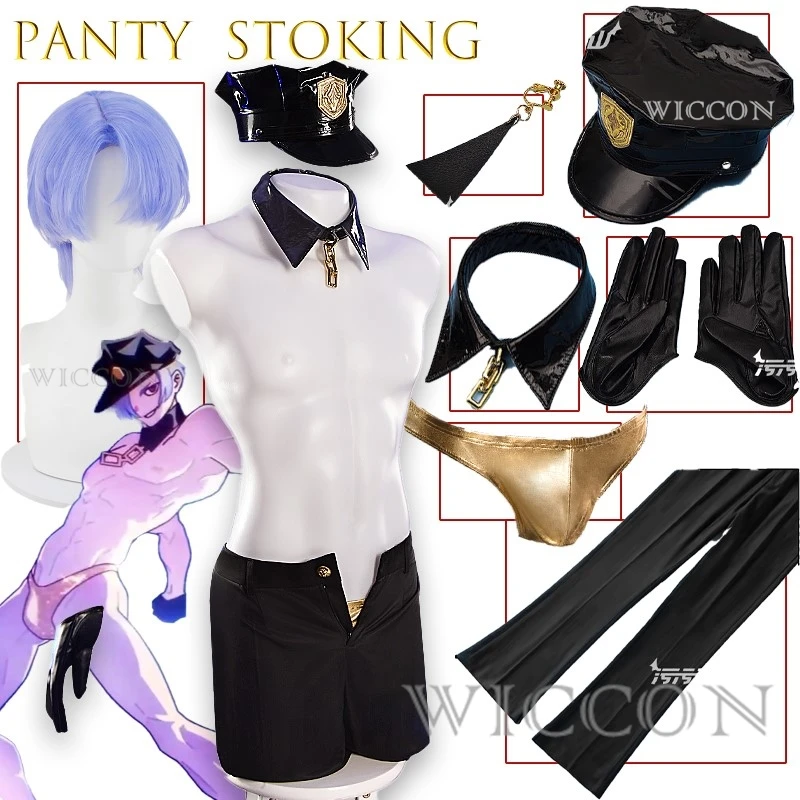 

Angel Brother New Panty Latex Catsuit Stocking Garterbelt Cosplay Hot Sale Black White Wigs Jirai Kei Customized Halloween