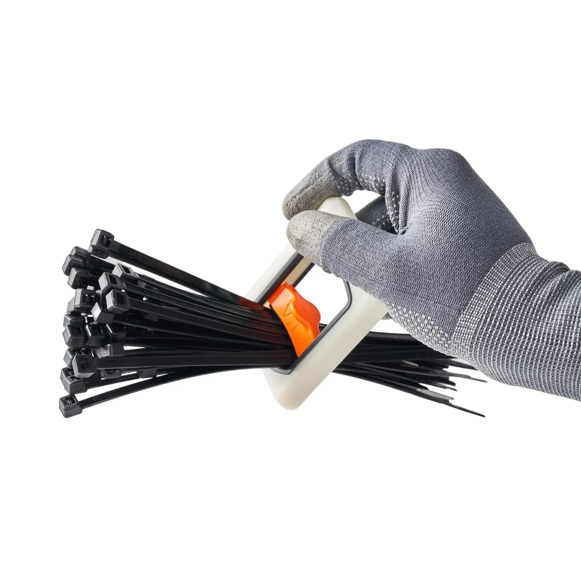 Portable Luminous Cable Fixator With Buckle, Zip Tie Organizer Holder for Storing Small Cable Tie Supplies