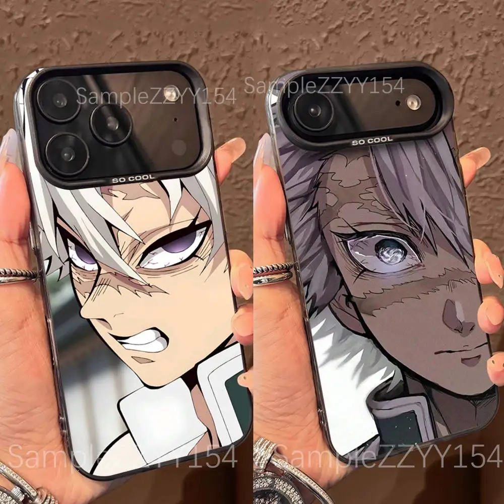 

Shinazugawa Sanemi Phone Case For iPhone 17,16,15,14,13,12,X,8,Pro,Max,Plus,E,SE4,Air,Mini Black IMD Matte