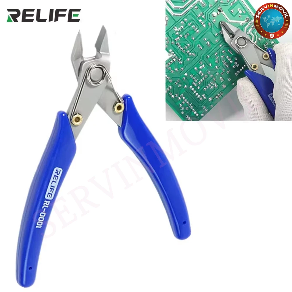 RELIFE RL-0001 Pinza diagonale Pinza per taglio cavi elettronici ad alta durezza e precisione Taglierina per cavi per riparazione telefono
