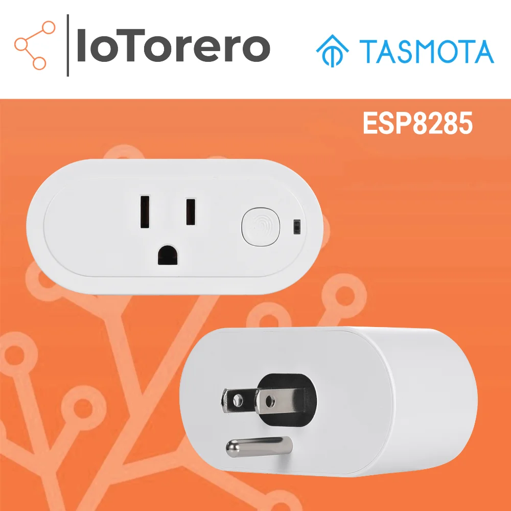 

IoTorero Tasmota MQTT ESP8285 Мониторинг потребления вилки США 16А работает с домашним помощником