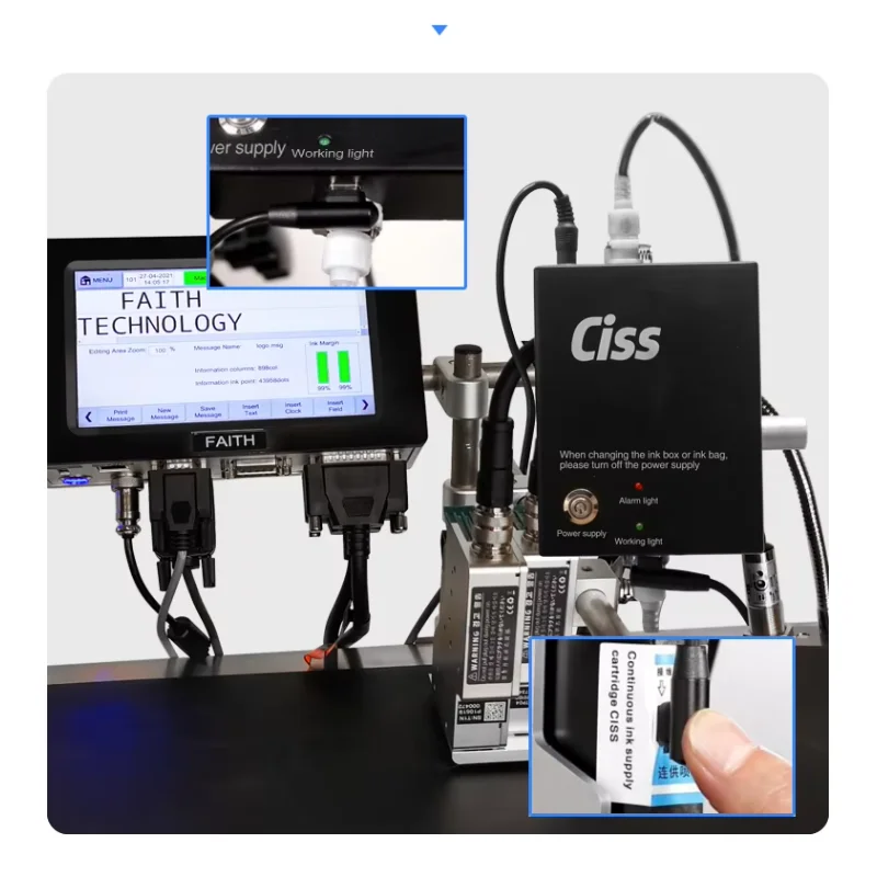 

HP Compatible 12.7mm Inkjet Printers Machine Continuous Ink Supply Systems
