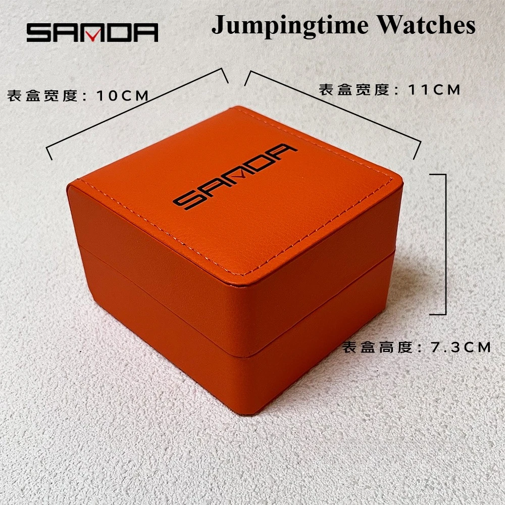 絶妙なユニバーサルスクエアウォッチボックスレザー素材ギフトボックス電子時計クォーツ時計ユニバーサル