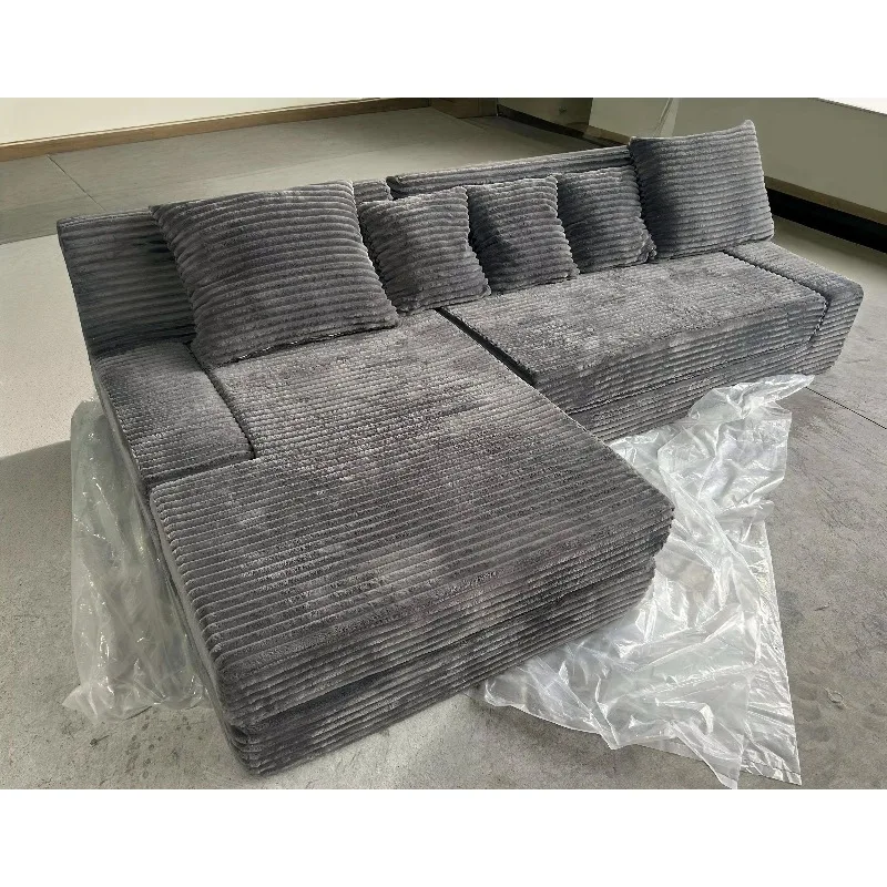 Modern multifunctional modular sofa beds, L-shaped sofas, high-density foam, and vacuum compression furniture are available