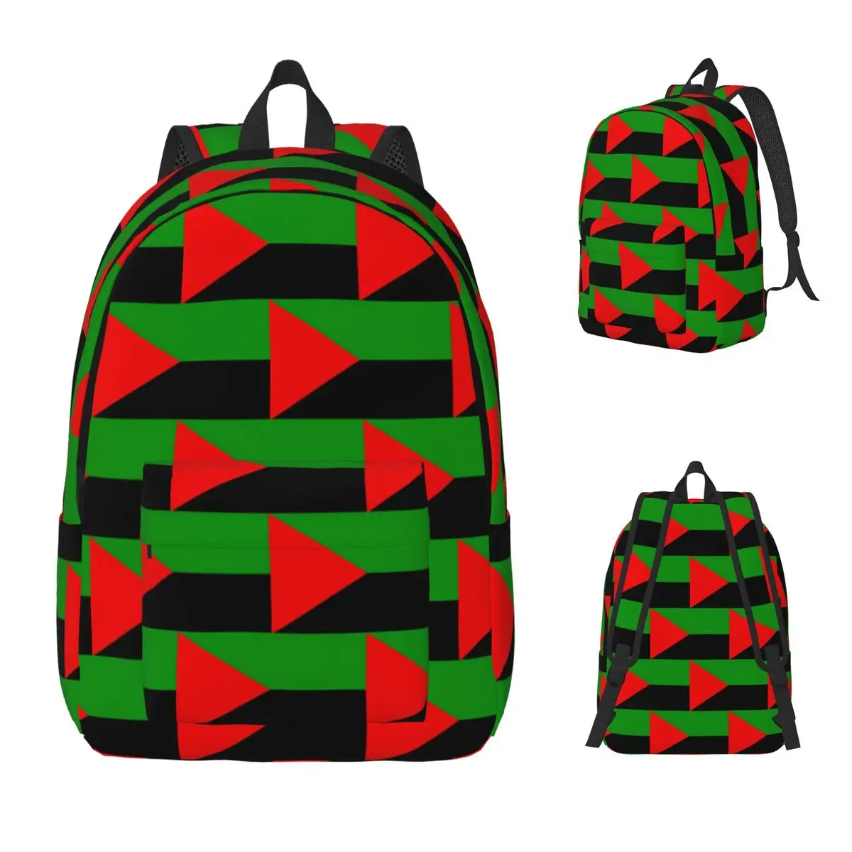 Martinique Flag Backpack Daypack Large Capacity Boys Girls BookBag School Bag Shoulder Bags for Men Women