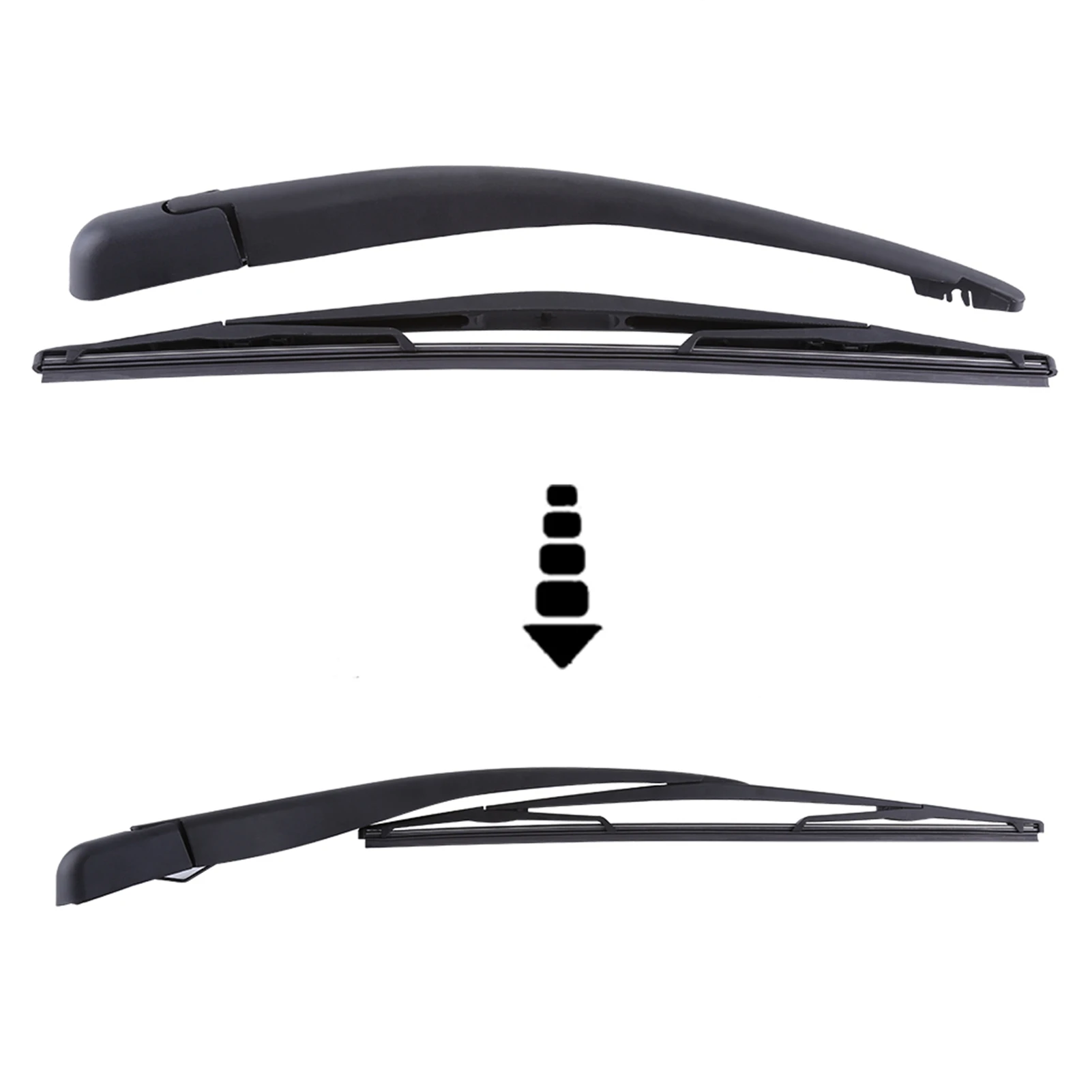 Car Rear Windshield Wiper Car Rear Window Windshield Windscreen Wiper Arm Blade For Vauxhall Opel Zafira A 1998-2005