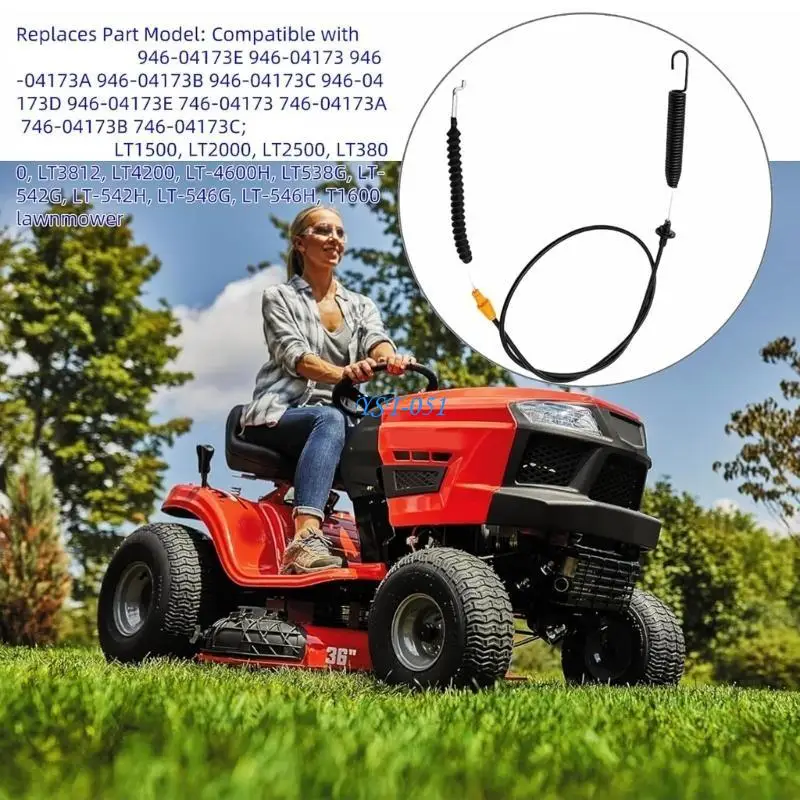 

E15A Tractor Deck Engagement Replacement Cable for 946-04173 946-04173A 946-04173B