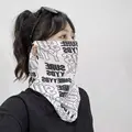 white-face mask