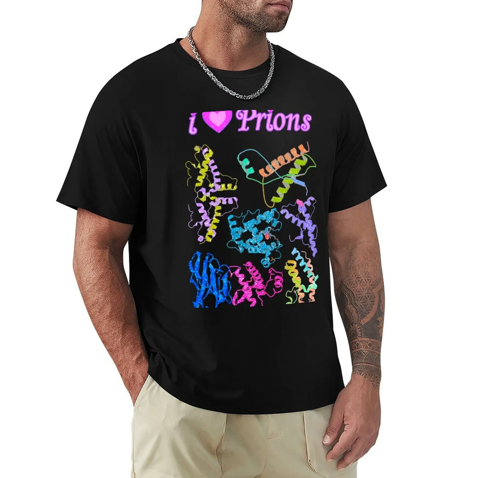 

I 3 prions T-Shirt summer 2025 blacks mens t shirt graphic