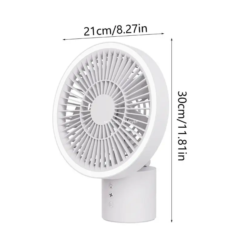 Hanging Fan with Light Camping Fan Folding Table Fan Tent Fan with Light USB Rechargeable Electric Fans Plastic Dropship