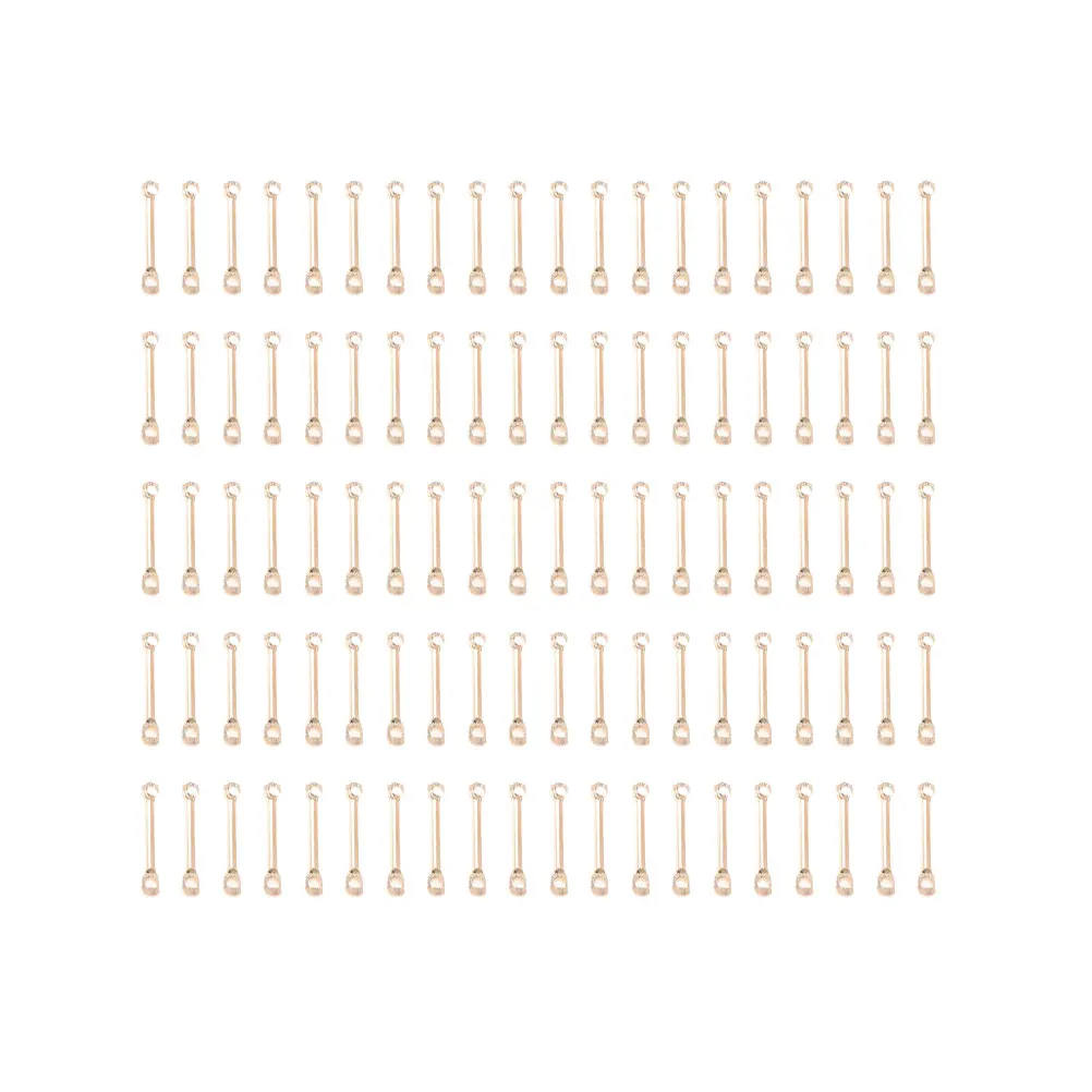 

200 Pcs Earring Accessories Durable Lightweight Gold Chunky Teardrop Earplugs Dangly Hoop Handmade Jewelry Parts Eardrop