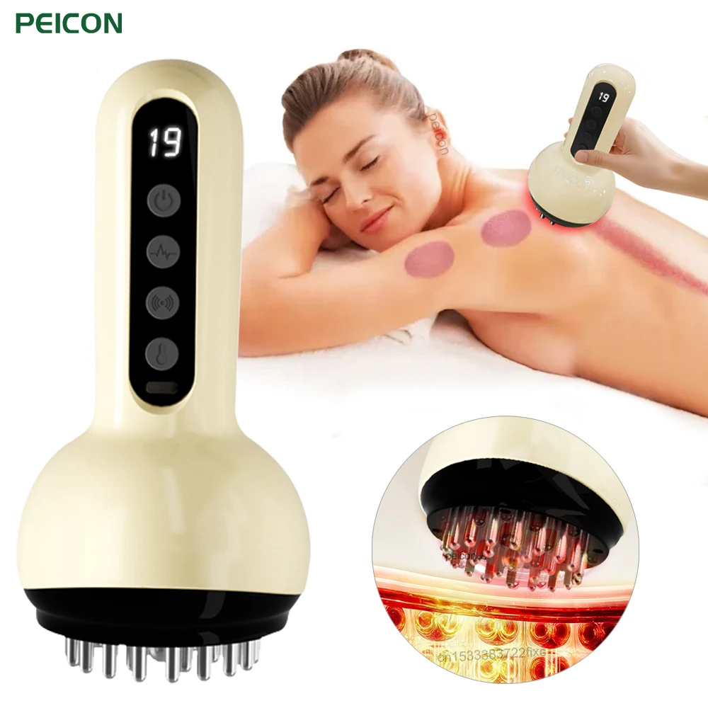 

Скребковый инструмент, многофункциональная щетка-массажер Meridian, электрический баночный горячий компресс, впитывающий влагу массажный инструмент