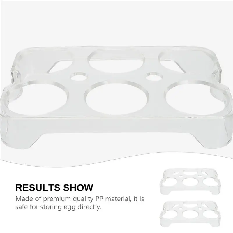 Egg Refrigerator Tray Holder For Container Storage Organizer Rack Lid Fridge With Kitchen Plate Holes 6Deviled Table Tary