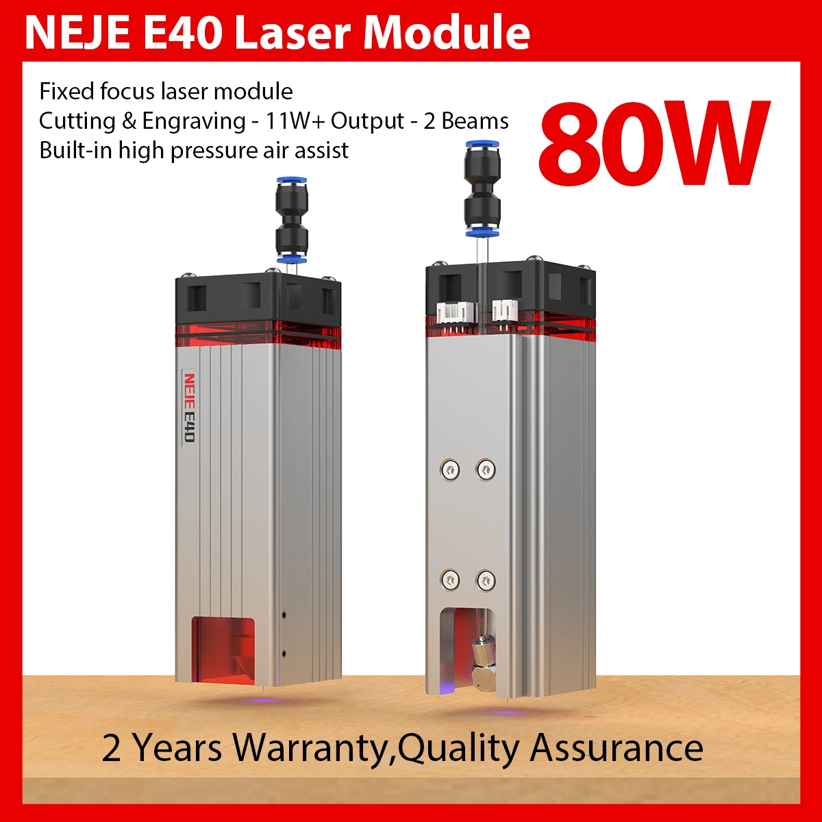 NEJE الليزر حفارة 80 واط E40 A40640 N40630 آلة الحفر بالليزر قطع حفارة وحدة الليزر قاطع الخشب ل CNC ماكس زائد