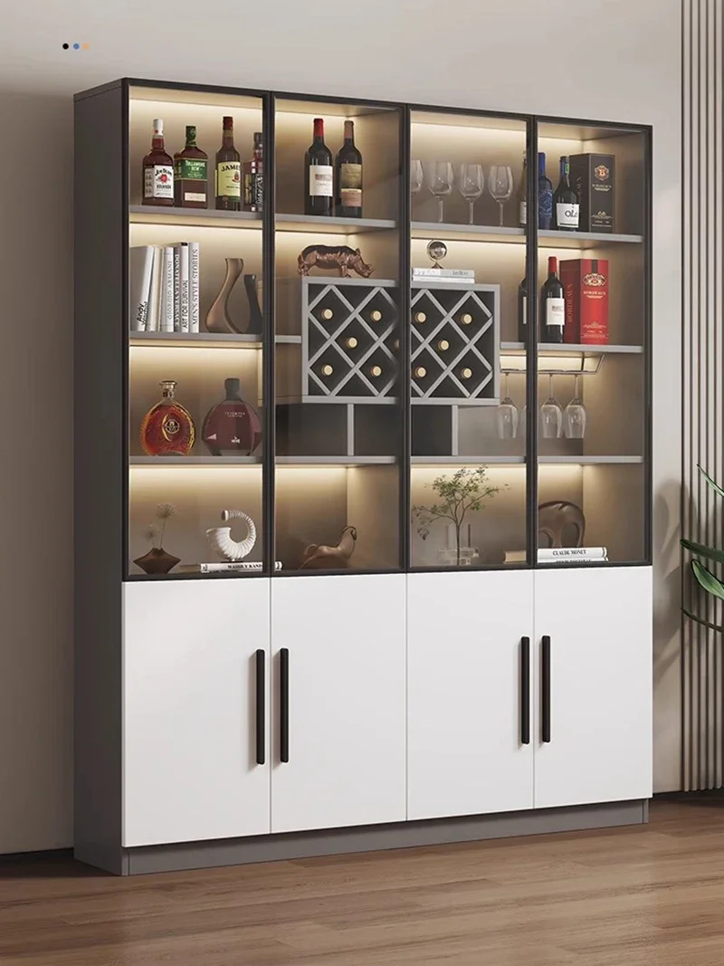 

Luxury Display Case Wine Cabinet Bar Shelf Bar Cabinet Gabinete Gamer Wine Cabinet Model Display Case Vitrina Bar Furniture LVWC