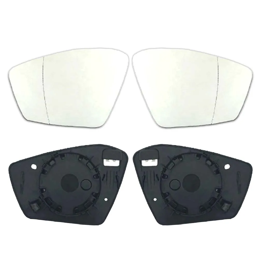 استبدال عدسة مرآة الرؤية الخلفية الساخنة بزاوية واسعة للسيارة لسكالا KAMIQ 2019 2020 2021 ملحقات السيارات ترقية الديكور