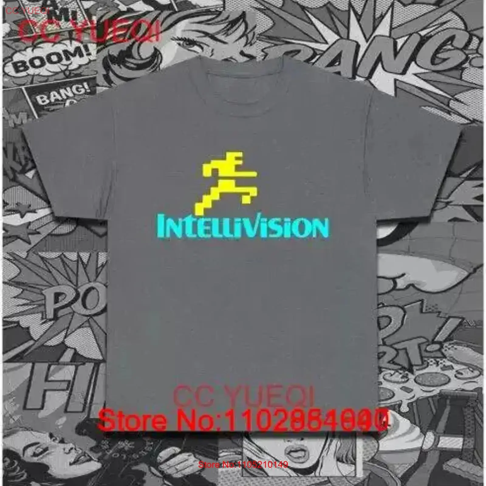New Intellivision Entertainment Logo T Shirt American Size S 5XL vintage Washed Stretched Comfortable fashion Soft graphic