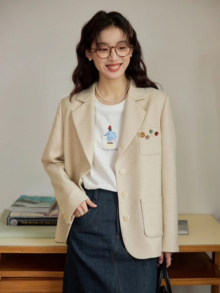 

Blazer Youthful Woman Clothes Velvet Gift Single-Breasted Grey Youth Flaps Bowknot Tunic Stereoscopic Flowers Appliques Waisted