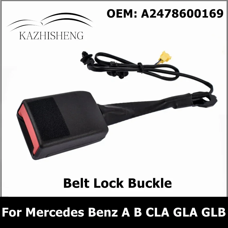 A2478600169 Belt Lock Buckle Safety Protective Case Snap Shel for Mercedes Benz A B CLA GLA GLB 2478600169