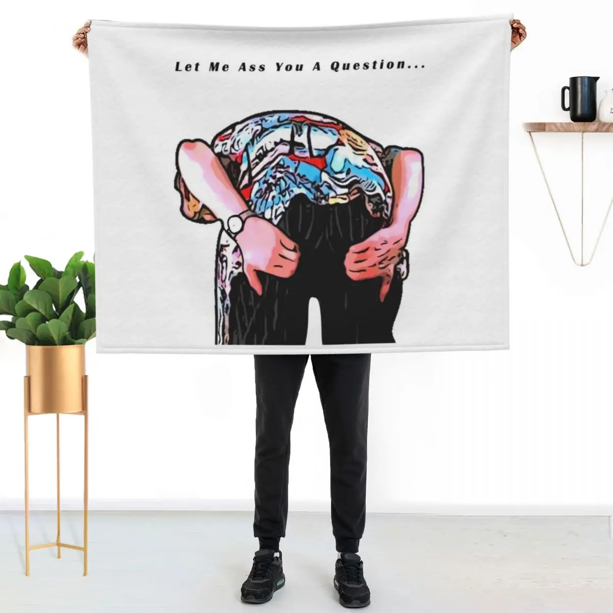 Pet Detective Cartoon Throw Blanket Custom Heavy Softest Tourist Luxury Brand valentine gift ideas Blankets