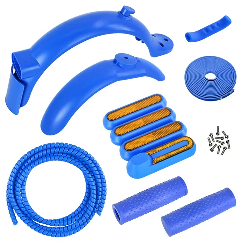 

A99I-Electric Scooter Fender Kit Fender Line Tube Anti-Collision Strip Handlebars Grip For Xiaomi M365 1S Pro 2